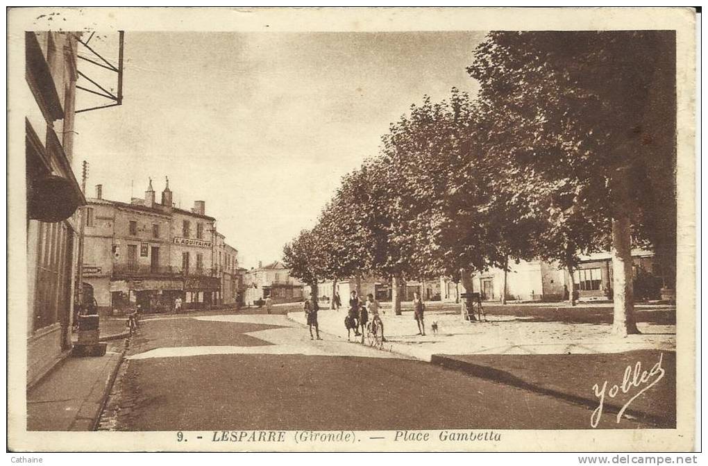 LESPARRE . PLACE GAMBETTA - Lesparre Medoc