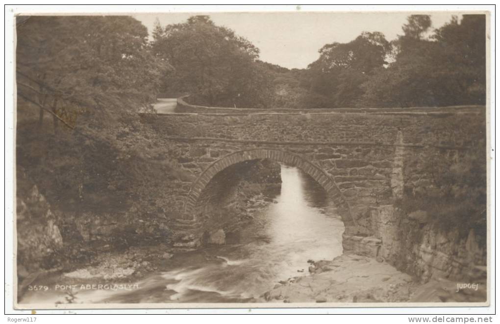 Pont Aberglaslyn, 1922 Postcard - Merionethshire