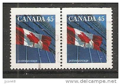 Canada  1995  Definitives; Flag 17 X 21 Mm  (o) P.14.75 - Timbres Seuls