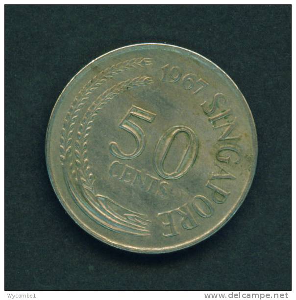 SINGAPORE - 1967 50c Circ - Singapur