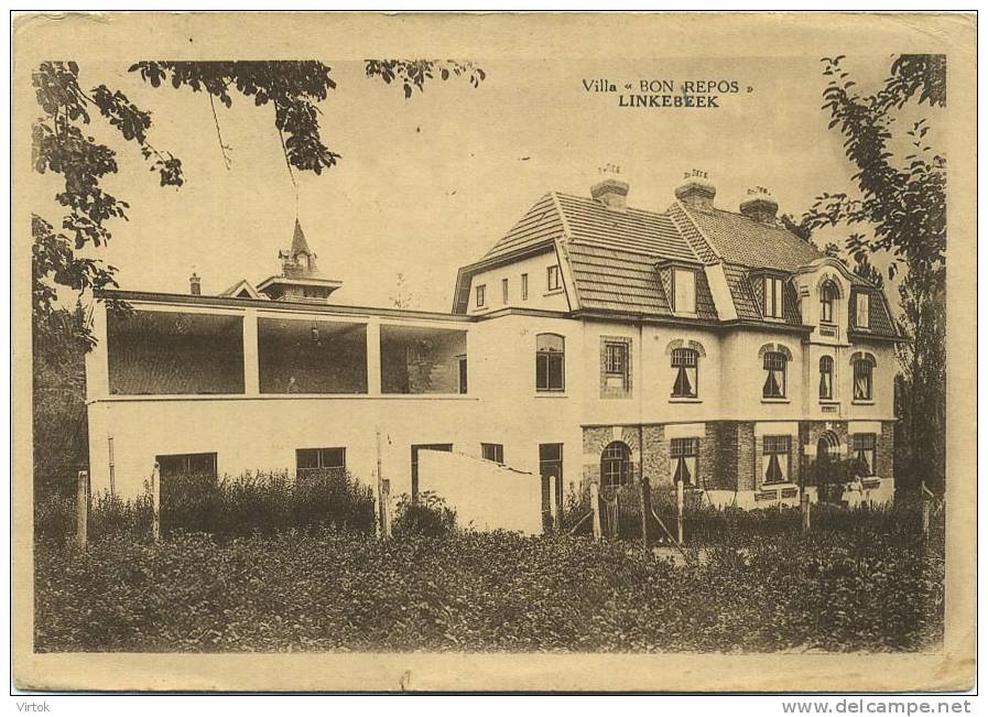 Linkebeek :  Villa   BON REPOS       ( Groot Formaat )  2 Scan - Linkebeek