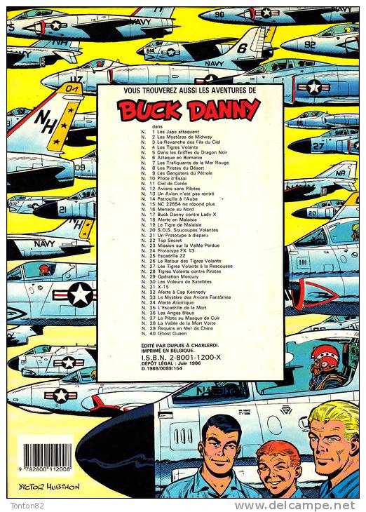 Les Aventures De Buck Danny - Tigres Volants - Éditions Dupuis - ( 1986 ) . - Buck Danny