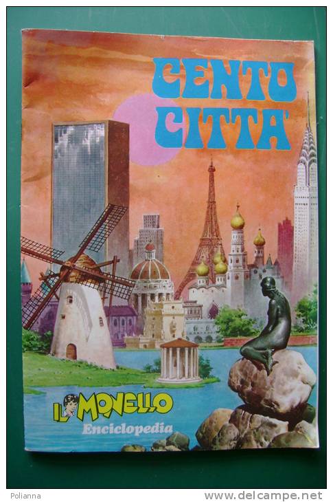 C1005 - ALBUM FIGURINE CENTO CITTA´ - Supplemento IL MONELLO 1971 - Turismo, Viaggi