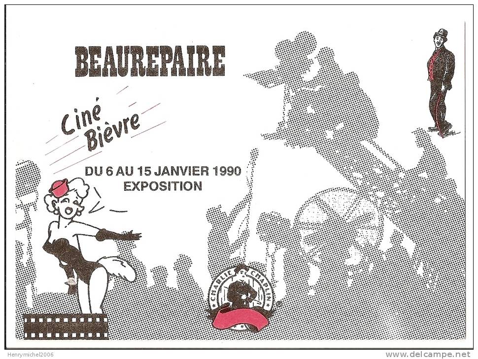 Isère - 38 - Beaurepaire Exposition Ciné Bièvre 1990 Pin Up - Beaurepaire