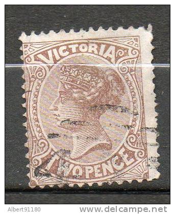 AUSTRALIE (Victoria) 2p Brun1881-83 N°76 - Used Stamps