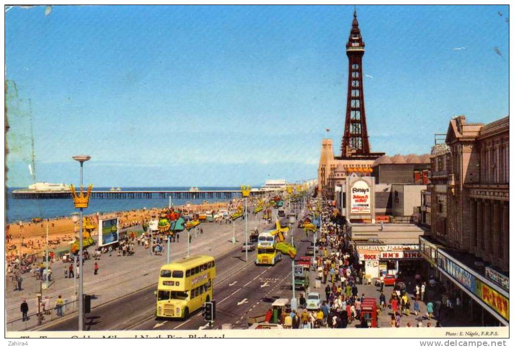 The Tower, Golden Mile And North Pier, Blackpool - Blackpool