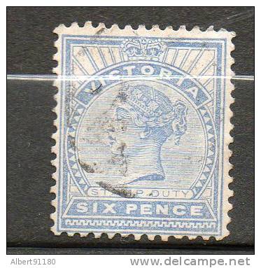 AUSTRALIE (Victoria)  6p Outremer 1886-88 N°97 - Used Stamps