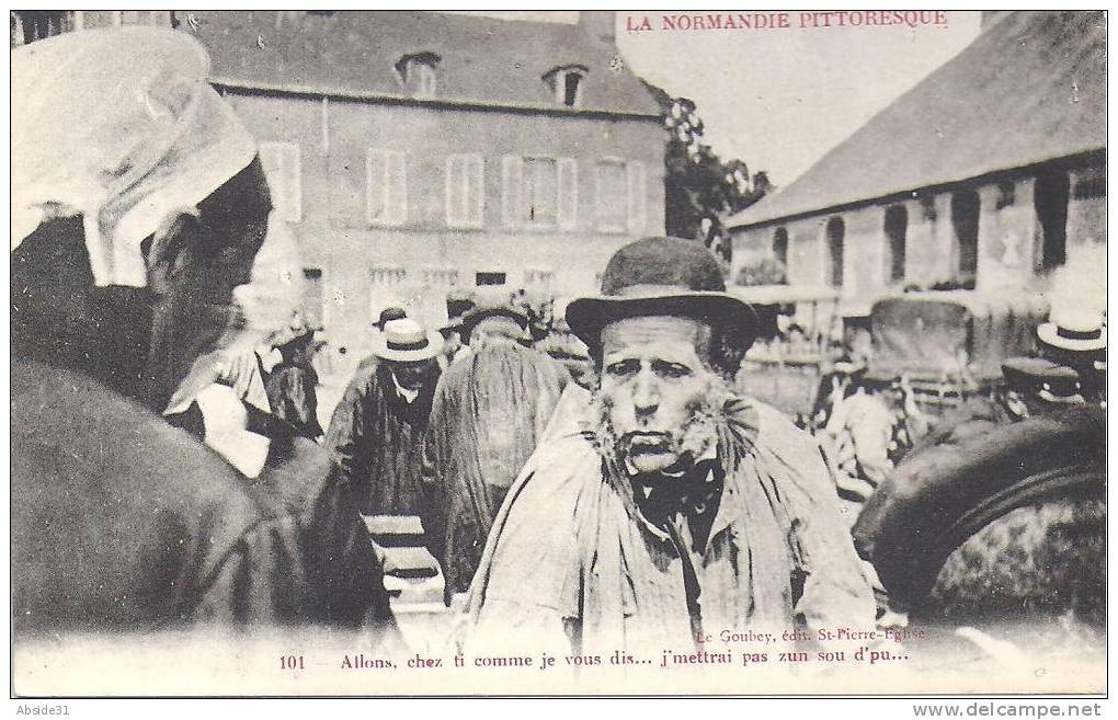 La Normandie Pittoresque - Allon , Chez Ti Comme Je Vous Dis.. ( édit. Le Goubey , St Pierre Eglise - Otros & Sin Clasificación