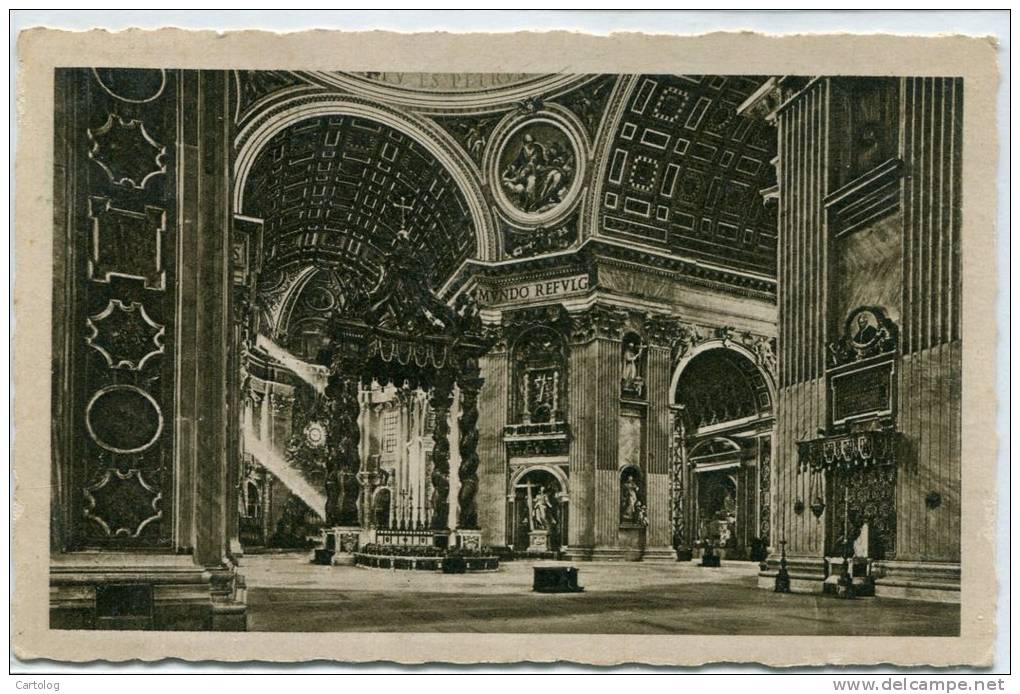 Roma – Basilica Di S. Pietro – Altare Della Confessione - San Pietro