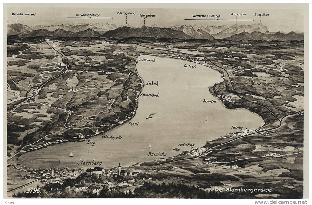 Der Starnbergersee  A-1574 - Starnberg