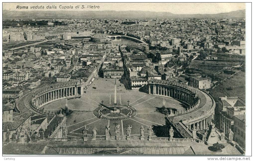 Roma – Veduta Dalla Cupola Di S. Pietro - San Pietro