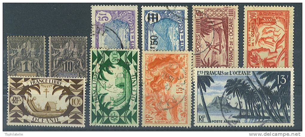 VEND BEAU LOT DE TIMBRES D ´ OCEANIE !!!! - Gebraucht