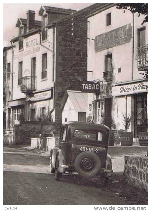 63   LA FONT DE L'ARBE HOTEL CAFE TABAC UNE VOITURE - Other & Unclassified