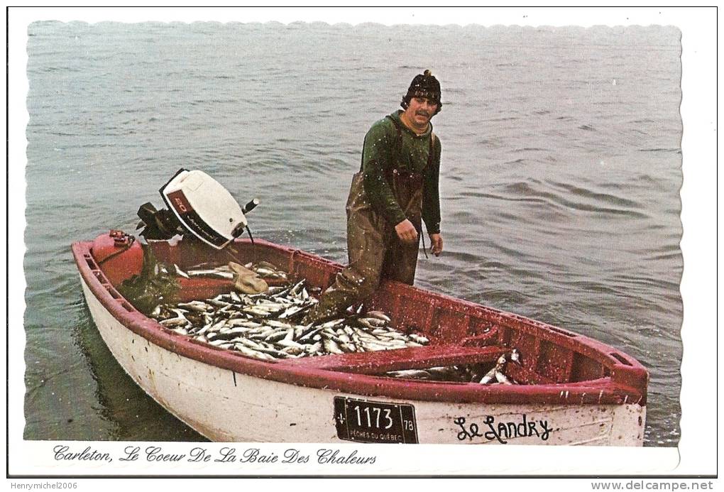 Canada - La Peche Au Hareng Carleton Gaspésie 1979 , Publié Par Publicité Unic Montréal - Otros & Sin Clasificación