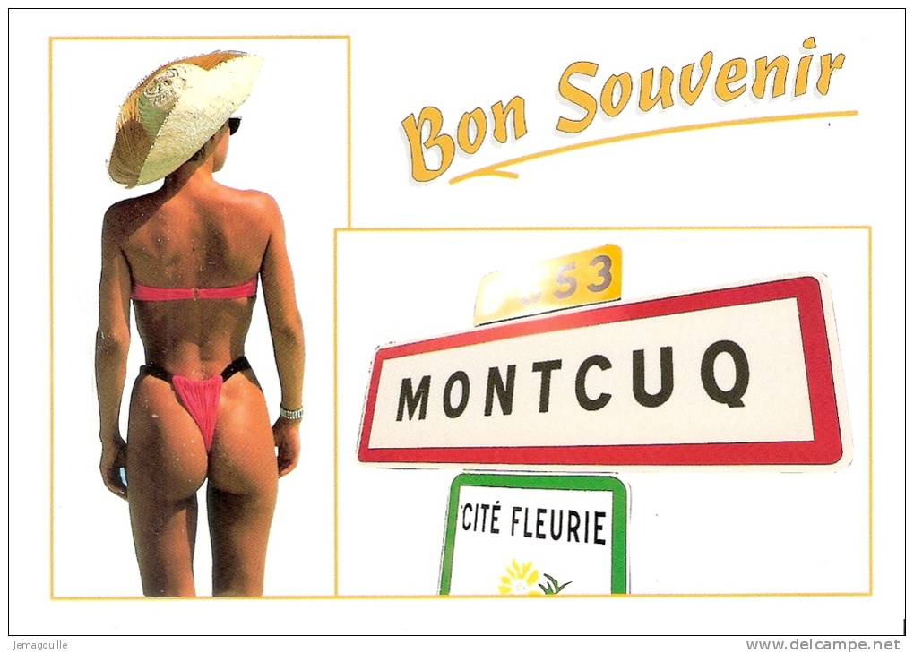 BON SOUVENIR MONTCUQ 46 - Cité Fleurie - W-1 - Montcuq