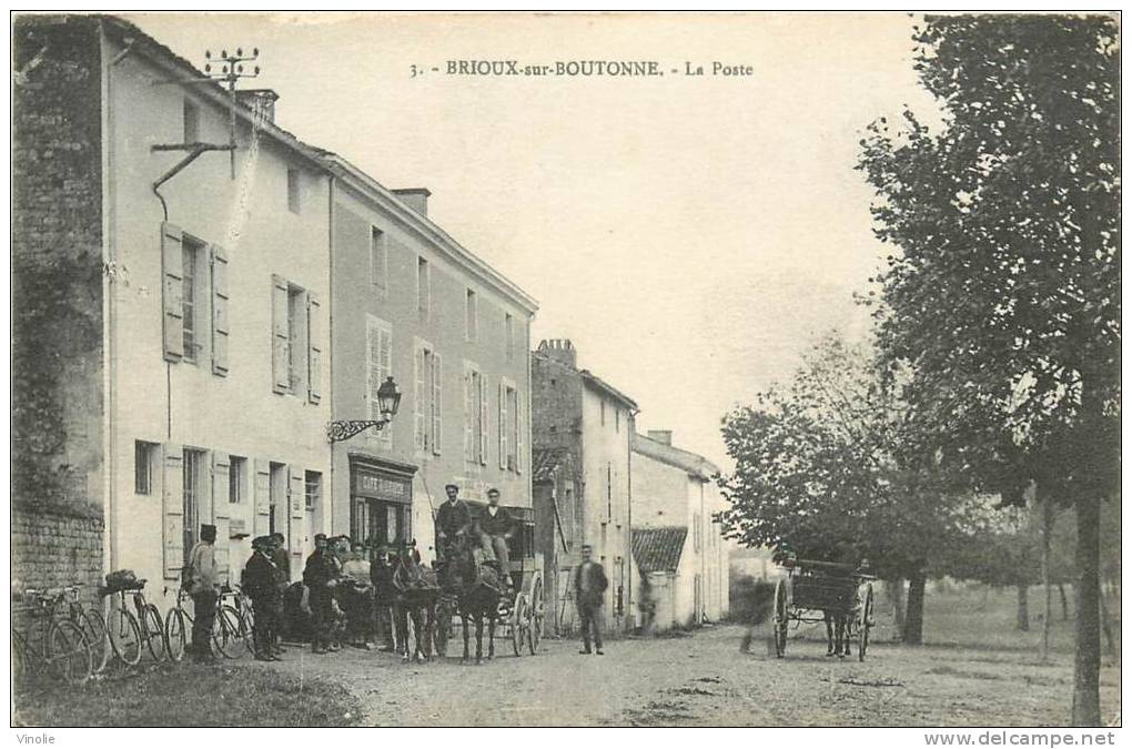 Réf : C-13-132 : Brioux Sur Boutonne La Poste - Brioux Sur Boutonne