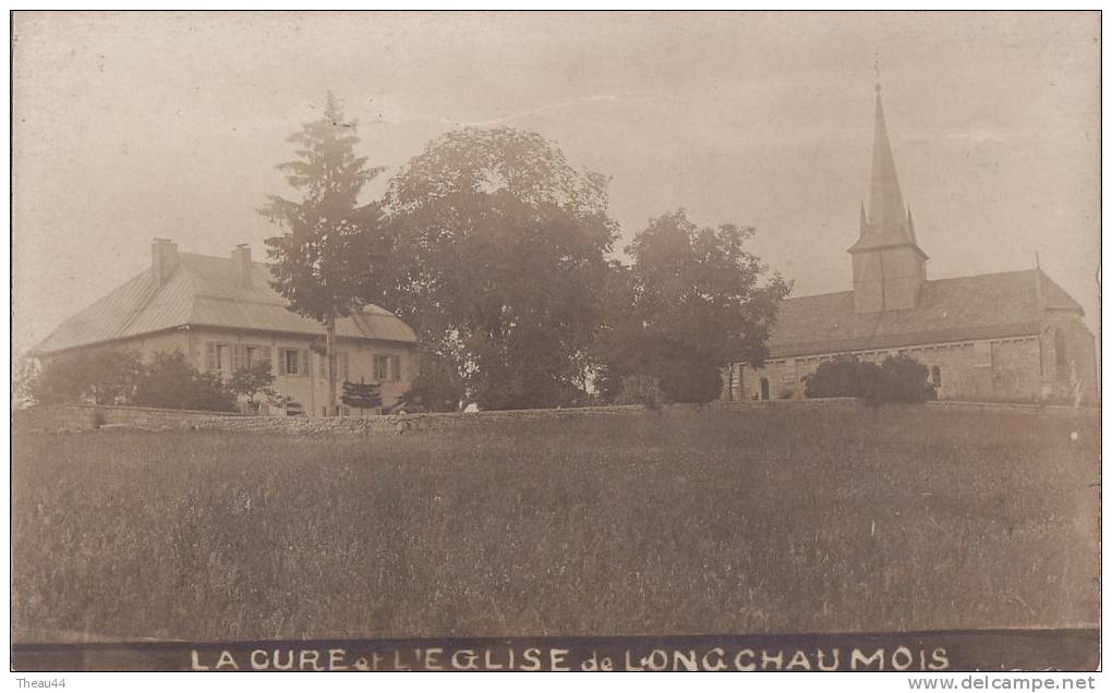 ¤¤  -  LONGCHAUMOIS   -  La Cure Et L'Eglise  -  Carte Photo (format 8 X 13)   -  ¤¤ - Other & Unclassified