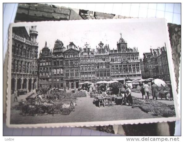 Belgique België Brussel Bruxelles Markt Op Grote Markt - Markten