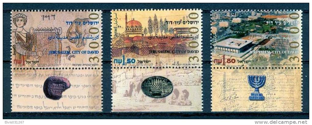 Israel - 1995, Michel/Philex No. : 1342/1343/1344, - MNH - *** - - Ungebraucht (mit Tabs)