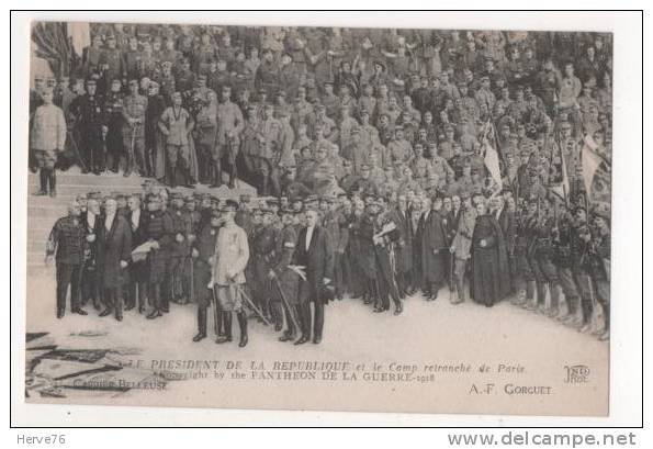 Militaria - Le Président De La République Et Le Camp Retranché De Paris - Weltkrieg 1914-18