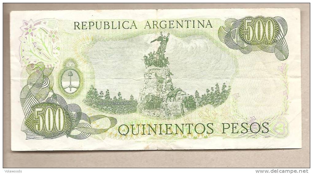 Argentina - Banconota Circolata Da 500 Pesos P-303a.1 - 1977 - Argentina