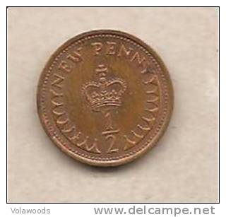 Regno Unito - Moneta Circolata Da 1/2 Penny Km914 - 1981 - 1/2 Penny & 1/2 New Penny