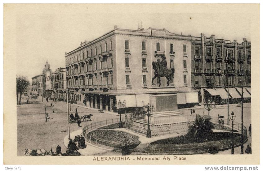 ALEXANDRIA - Moahmed Aly  Place  -  2 Scans  EGIPTO - Alexandrië