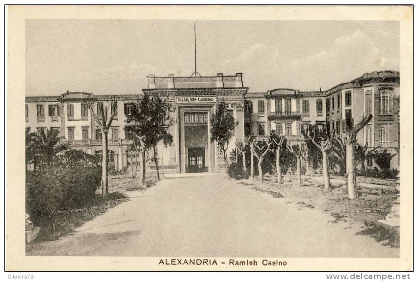 ALEXANDRIA - Ramlsh Casino -  2 Scans  EGIPTO - Alexandrie