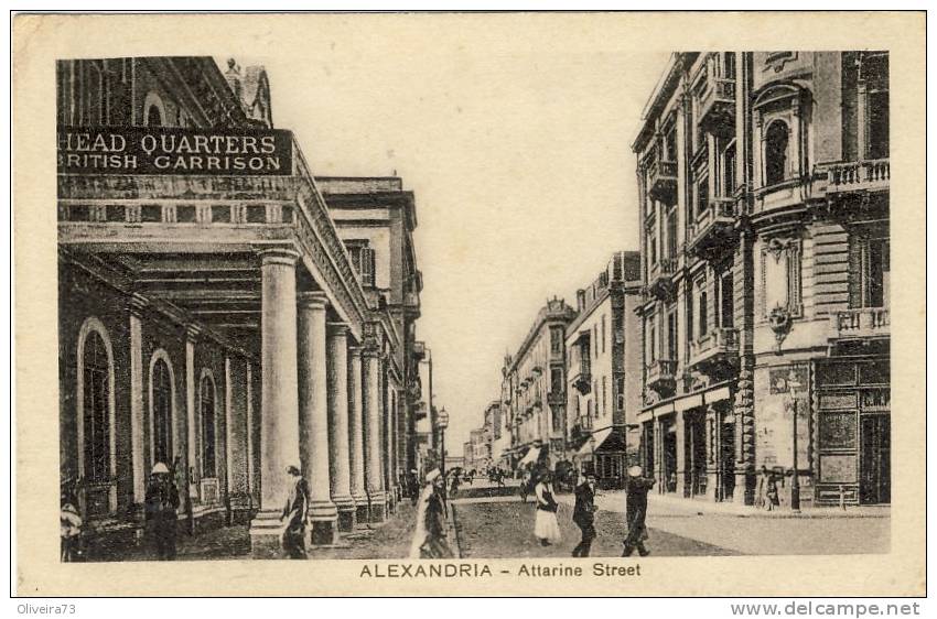 ALEXANDRIA - Attarine Street -  2 Scans  EGIPTO - Alexandrie