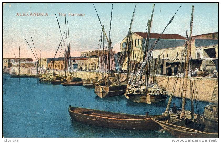 ALEXANDRIA - The Harbour -  2 Scans  EGIPTO - Alexandria