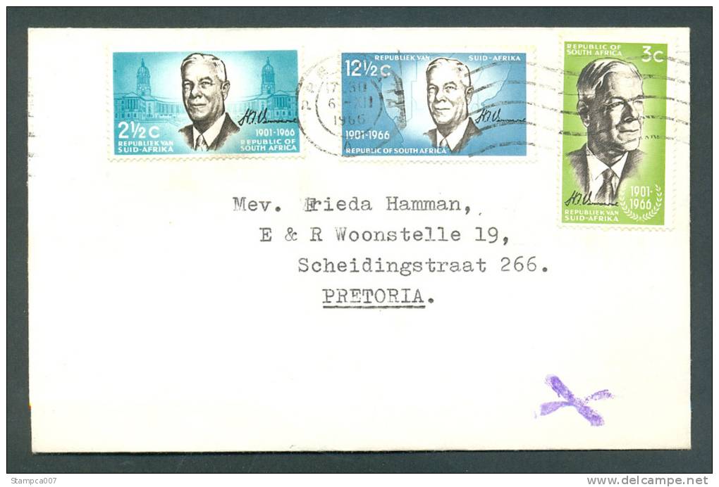 Y/T Nr 306/308 Président Verwoerd COMPLETE SET  Pretoria - Briefe U. Dokumente