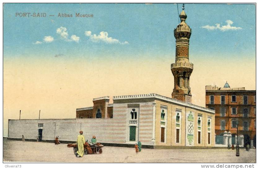 PORT SAID - Abbas  Mosque -  2 Scans  EGIPTO - Alexandria