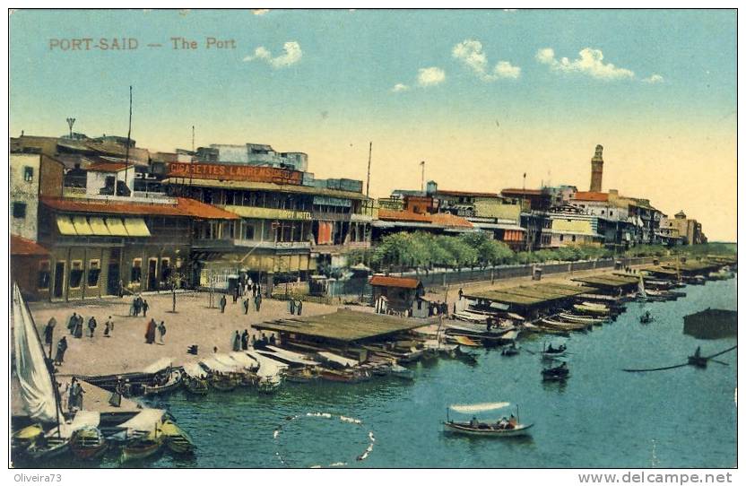 PORT SAID - The Port -  2 Scans  EGIPTO - Alexandrie