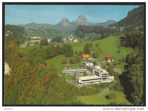 MATTLI Morschach Ob Brunnen Antoniushaus SBB Bahn Stempel Brunnen 1980 - Morschach