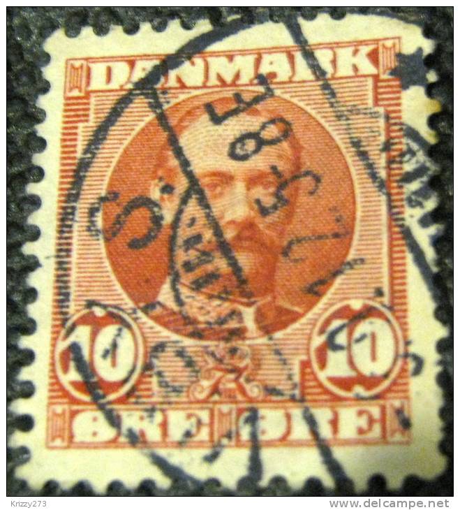 Denmark 1907 King Frederick VIII 10ore - Used - Used Stamps