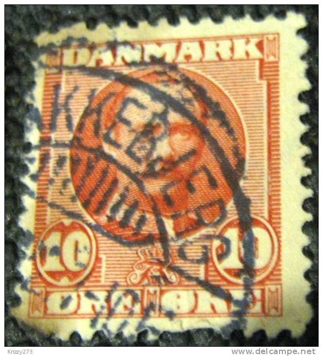 Denmark 1907 King Frederick VIII 10ore - Used - Used Stamps