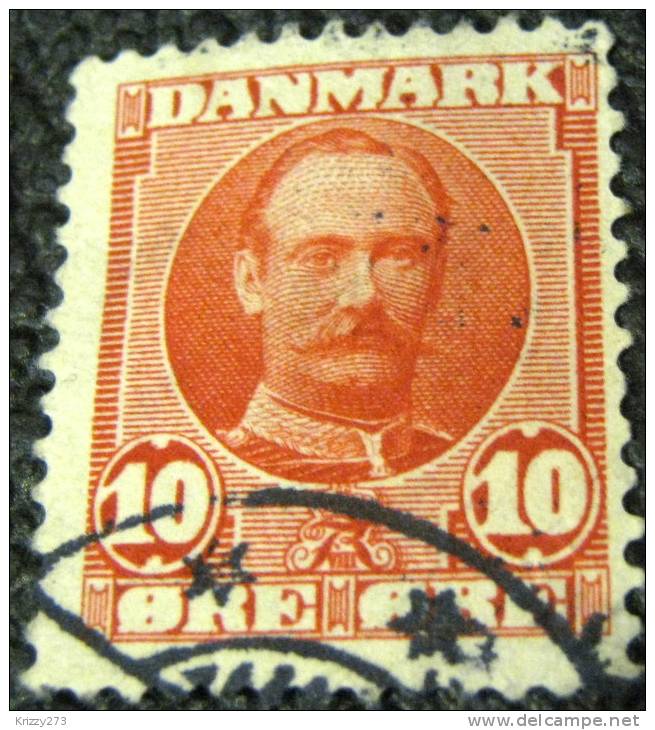 Denmark 1907 King Frederick VIII 10ore - Used - Used Stamps