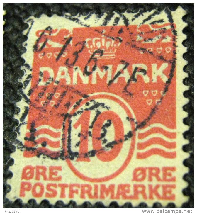 Denmark 1905 Numeral 10ore - Used - Usado