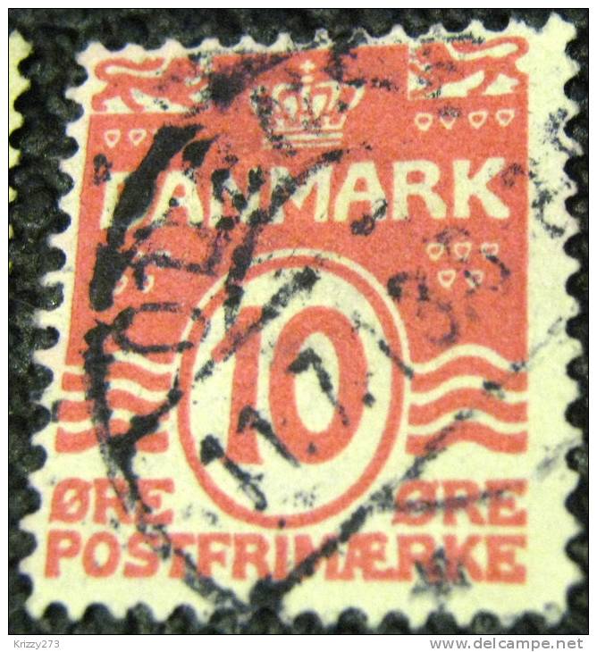 Denmark 1905 Numeral 10ore - Used - Used Stamps