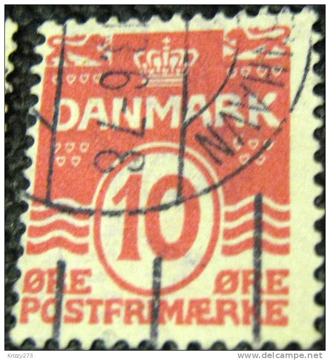 Denmark 1905 Numeral 10ore - Used - Usado