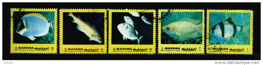 BAHRAIN / MANAMA / FISH / USED - Bahreïn (1965-...)