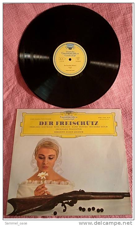 LP Vinyl  -  Der Freischütz  -  Von Carl Maria Weber  - Mit Seefried Irmgard - Streich Rita - Bohme Kurt - Klassik
