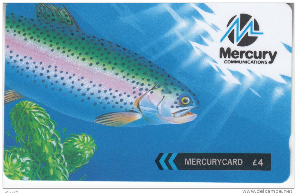 MER437 - Nature Trout - CN.40MERB - [ 4] Mercury Communications & Paytelco