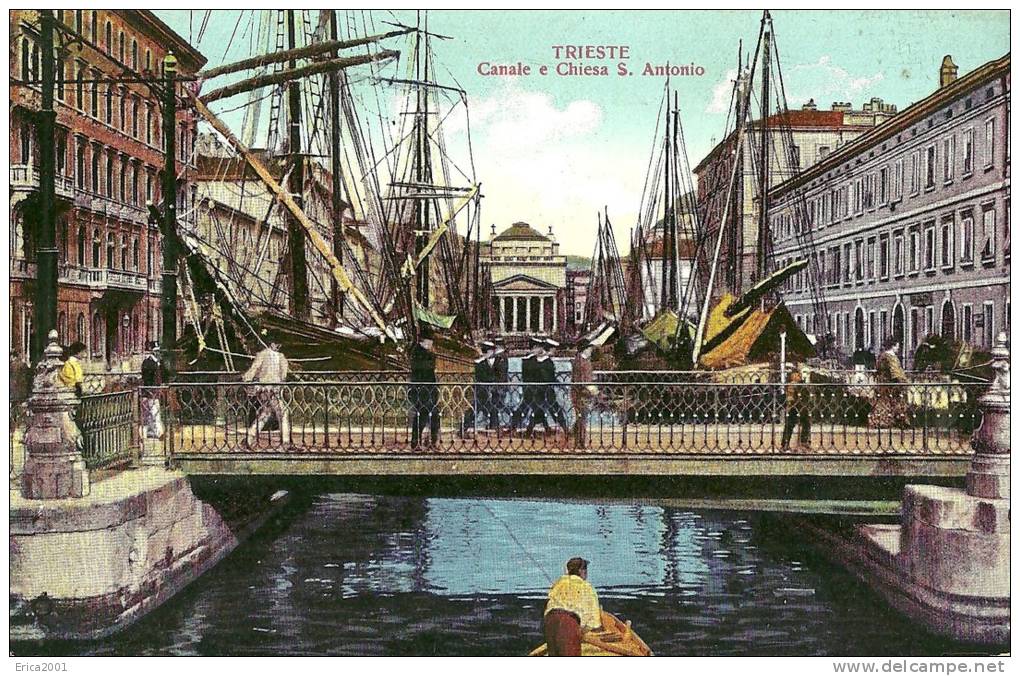 Autres. Trieste. Canale E Chiesa S. Antonio. - Autres & Non Classés