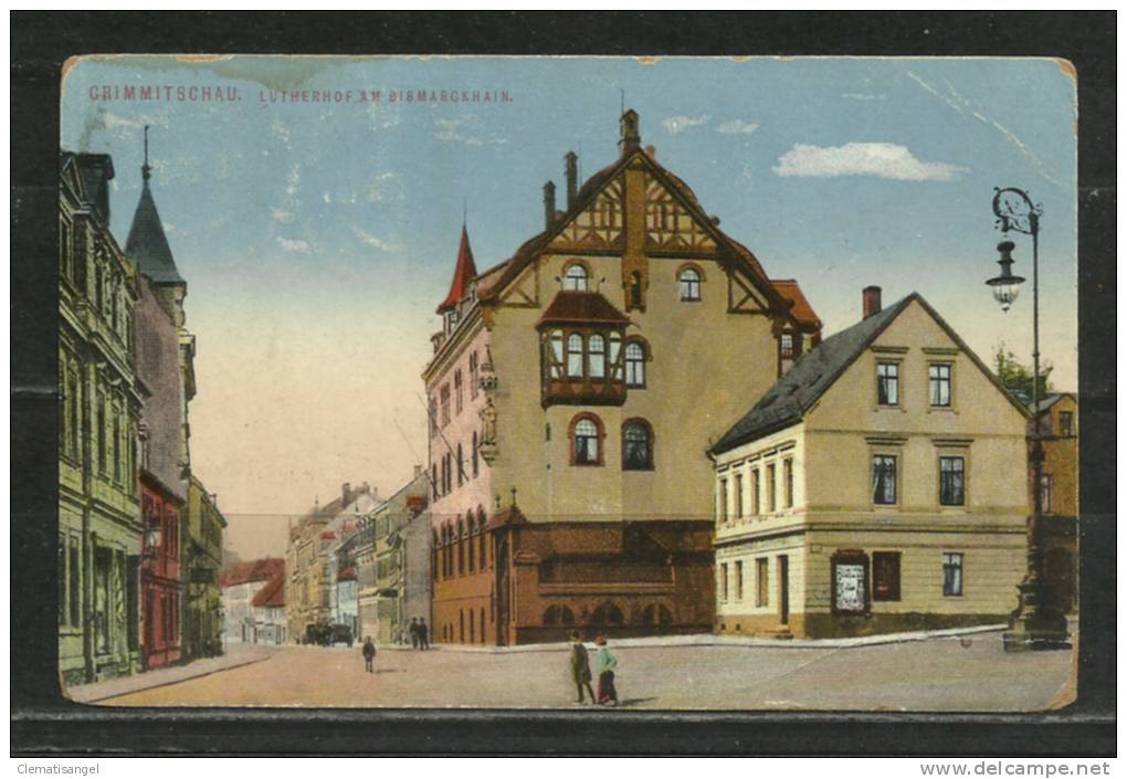 TOP!! CRIMMITSCHAU * LUTHERHOF AM BISMARCKHAIN * 1925 **!! - Crimmitschau