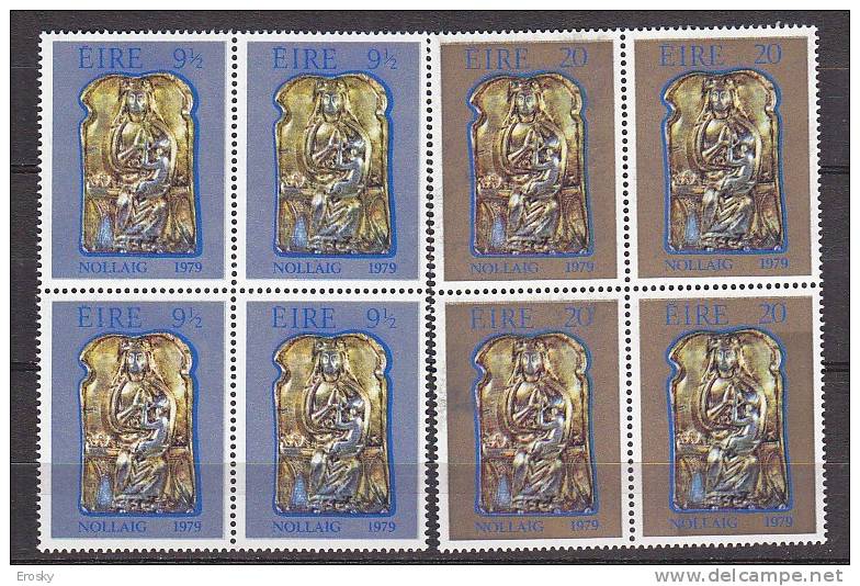 Q0838 - IRLANDE IRELAND Yv N°412/13 ** NOEL BLOC - Nuovi