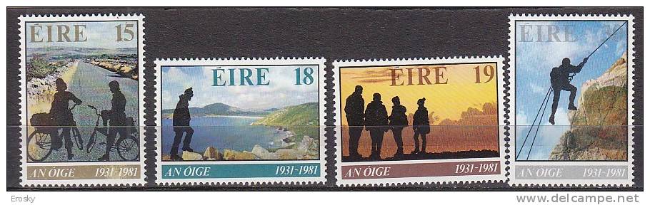 Q0859 - IRLANDE IRELAND Yv N°446/49 ** AUBERGES DE LA JEUNESSE - Ongebruikt