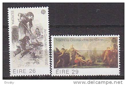 Q0868 - IRLANDE IRELAND Yv N°467/68 ** EUROPA CEPT - Nuevos