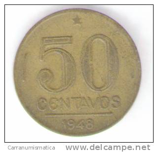 BRASILE 50 CENTAVOS 1948 - Brasilien