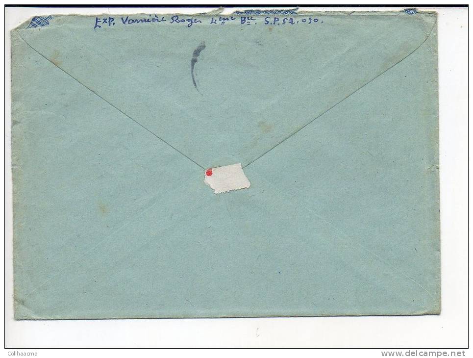 CAD Flamme Klussendorf "Poste Aux Armées "1953 Secteur Postal 52050 Sur Timbre F.M. Pour Riva Bella Ouistreham - Military Postmarks From 1900 (out Of Wars Periods)